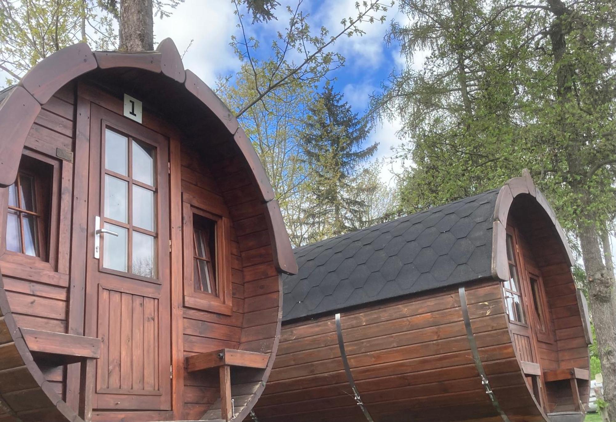 Campingfass Mit Panoramaterrasse Langenbernsdorf Экстерьер фото