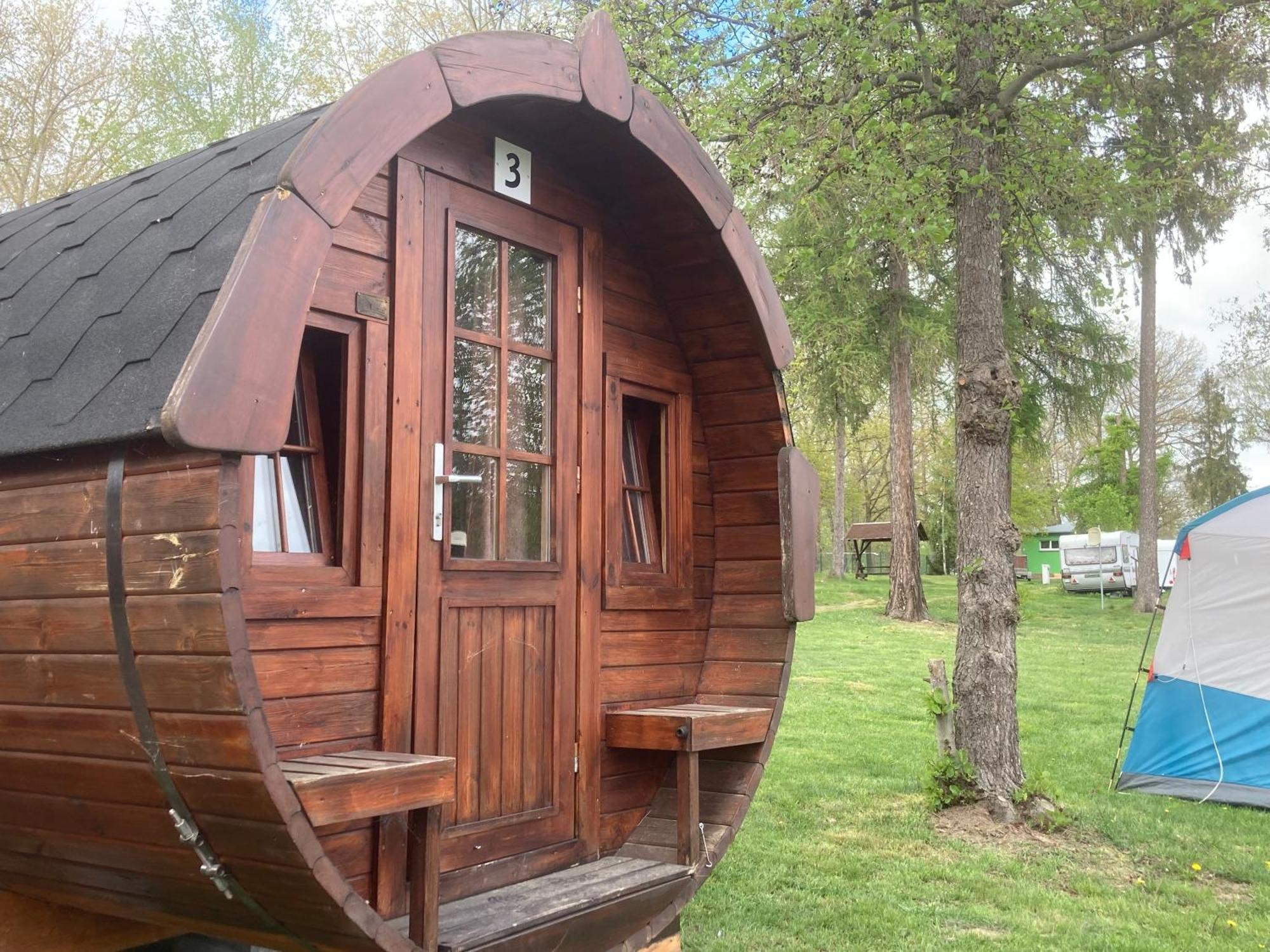 Campingfass Mit Panoramaterrasse Langenbernsdorf Экстерьер фото