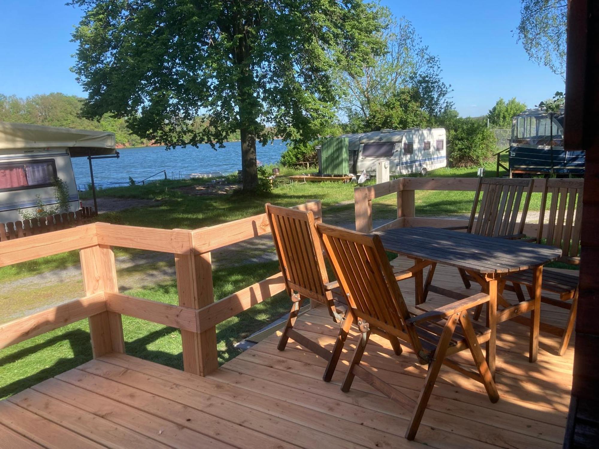 Campingfass Mit Panoramaterrasse Langenbernsdorf Экстерьер фото