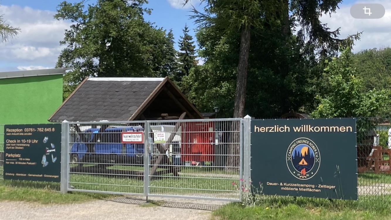 Campingfass Mit Panoramaterrasse Langenbernsdorf Экстерьер фото