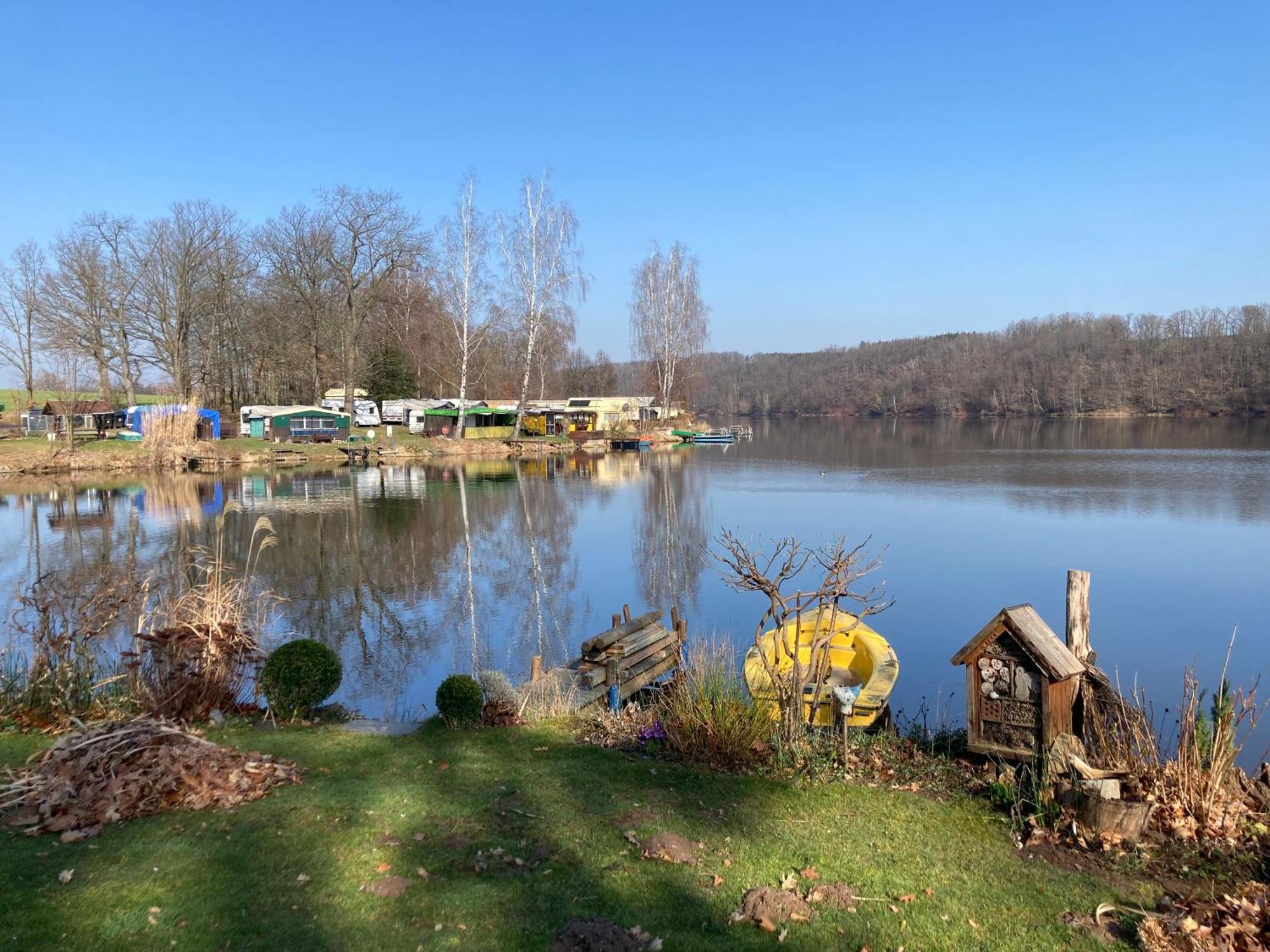 Campingfass Mit Panoramaterrasse Langenbernsdorf Экстерьер фото